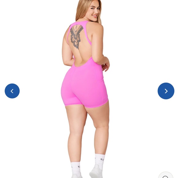 ILUS Bare Short Bodysuit and Confidence Bolero Set in Pastel Bubble Gum Pink - Picture 3 of 13